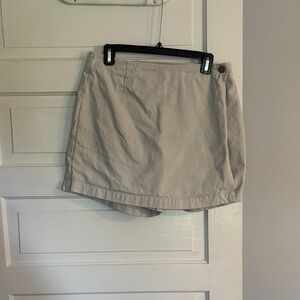 Classic Beige Mini Skort